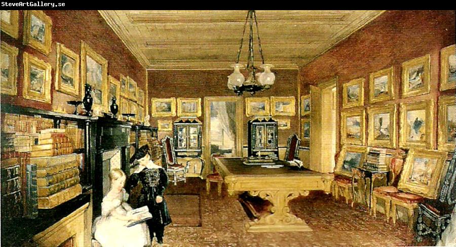 john scarlett davis the library of benjamin godfrey windus  at tottenham